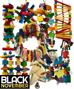 9 X Parrot Toy Pack - African Grey, Amazon, Cockatoo, Macaw Etc - RRP £148.91 - Pack 5